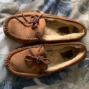 Ugg brown moccasin slippers